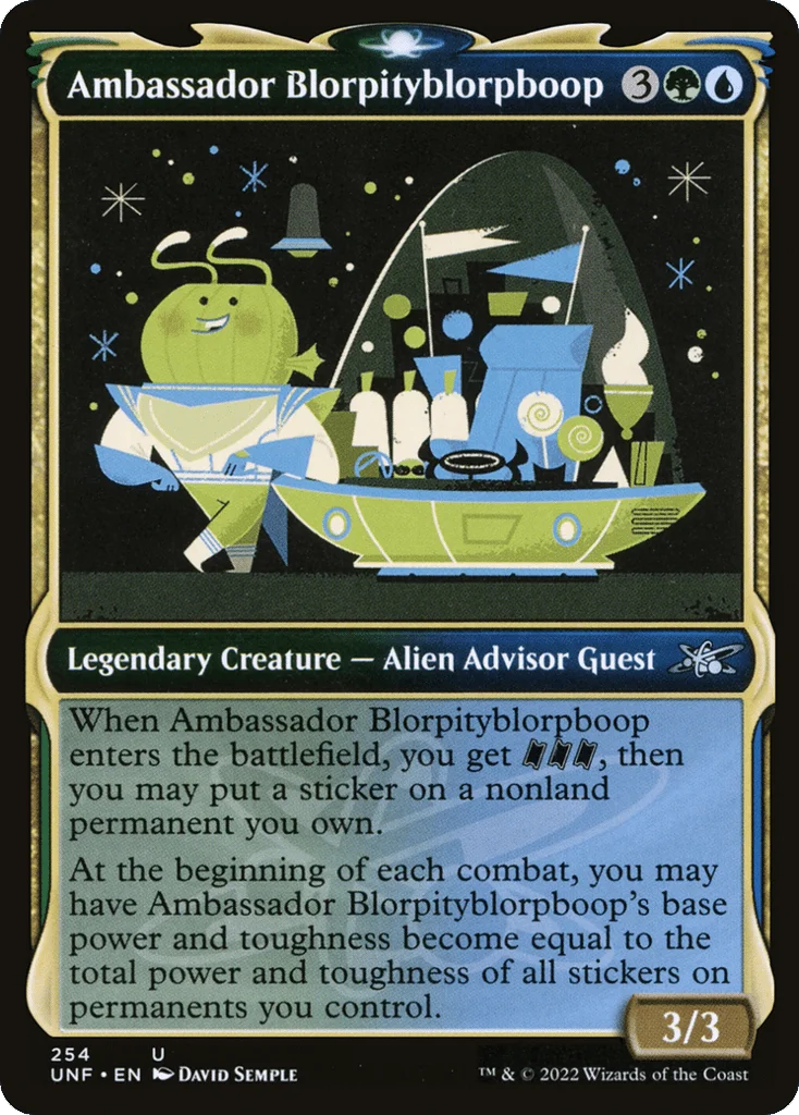 Ambassador Blorpityblorpboop · Unfinity