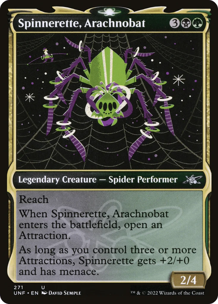 Spinnerette, Arachnobat · Unfinity