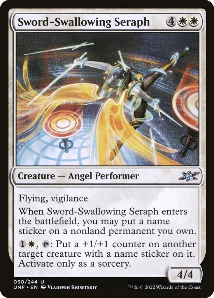 Sword-Swallowing Seraph · Unfinity