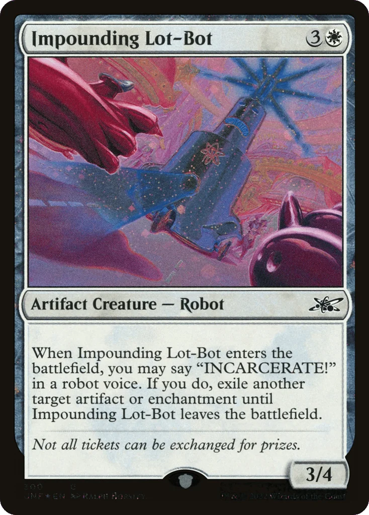 Impounding Lot-Bot · Unfinity