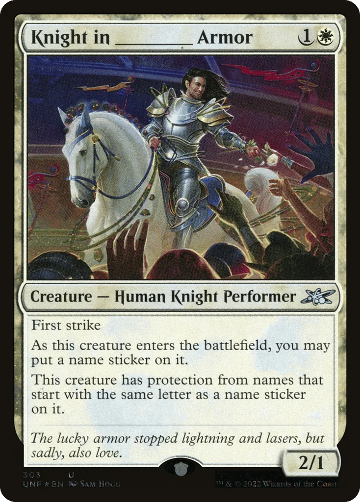 Knight in _____ Armor · Unfinity