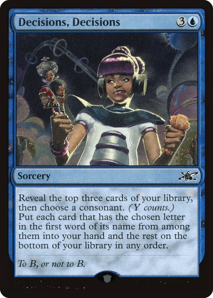 Decisions, Decisions · Unfinity