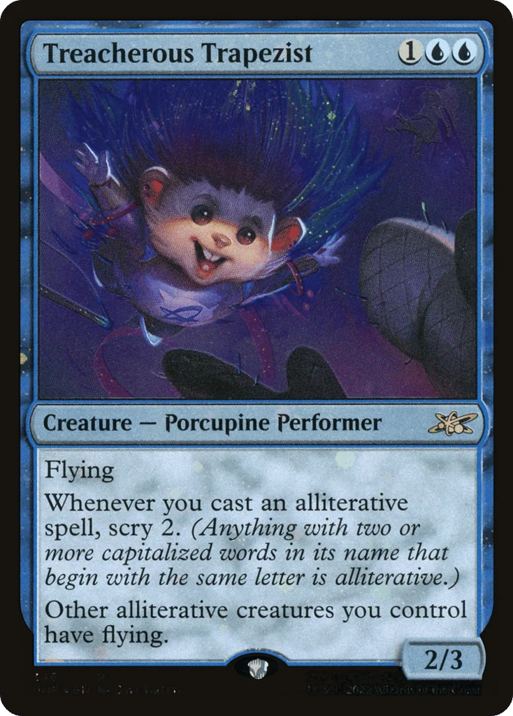 Treacherous Trapezist · Unfinity