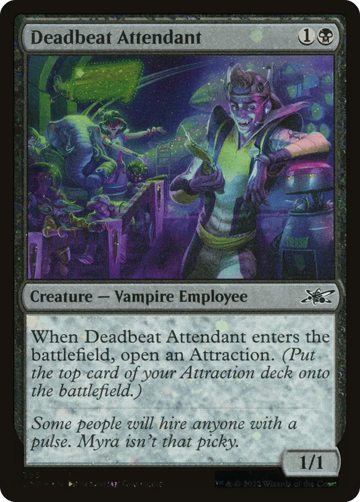 Deadbeat Attendant · Unfinity