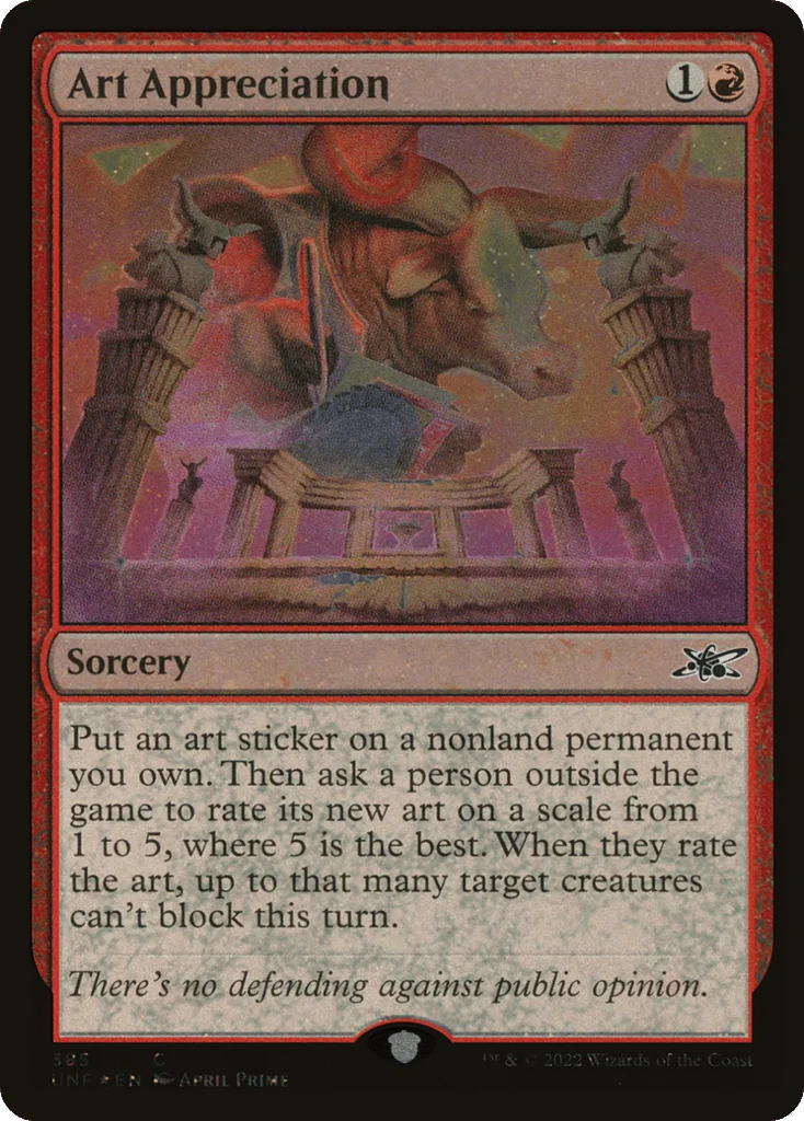 Art Appreciation · Unfinity