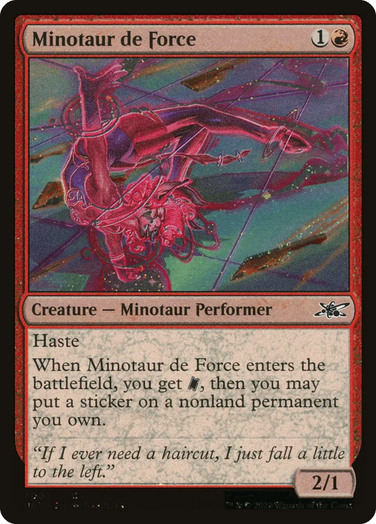 Minotaur de Force · Unfinity