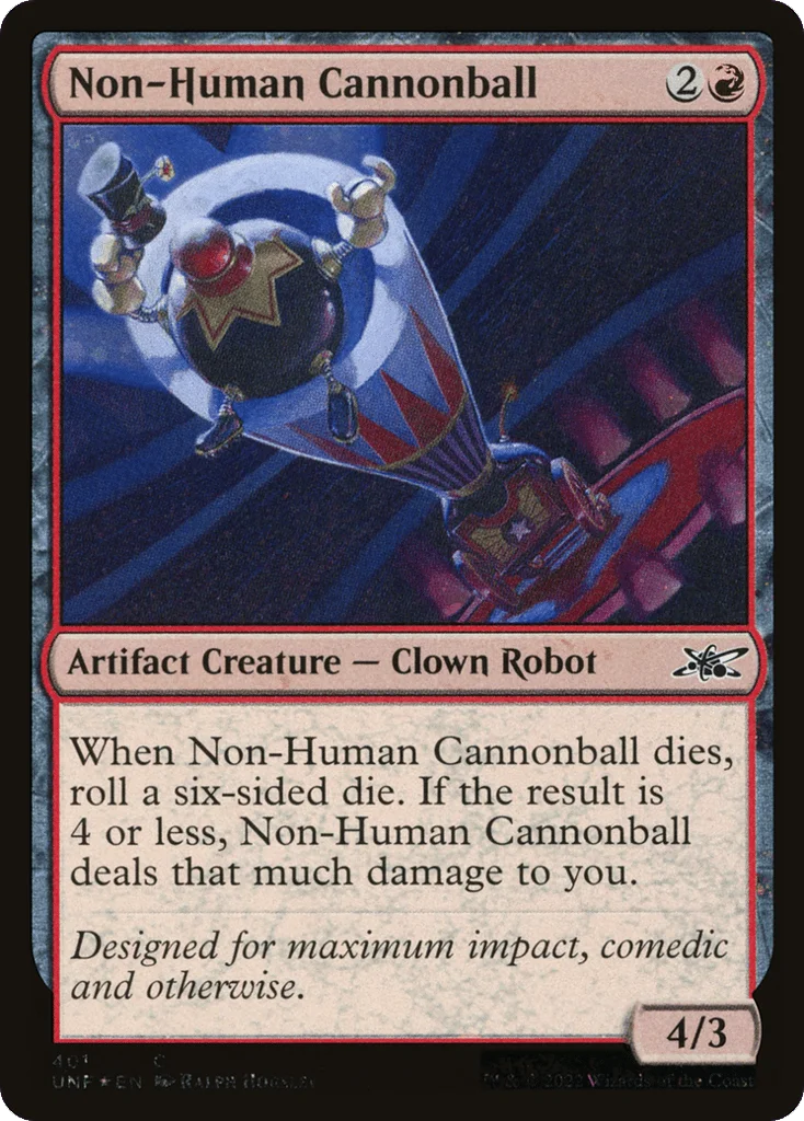 Non-Human Cannonball · Unfinity
