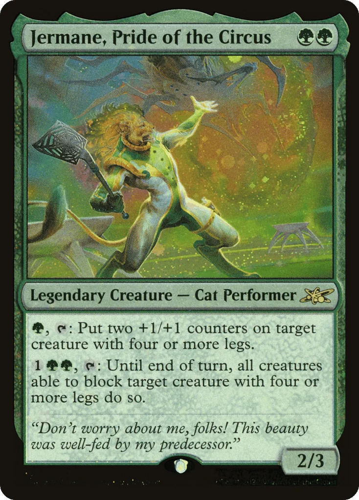 Jermane, Pride of the Circus · Unfinity