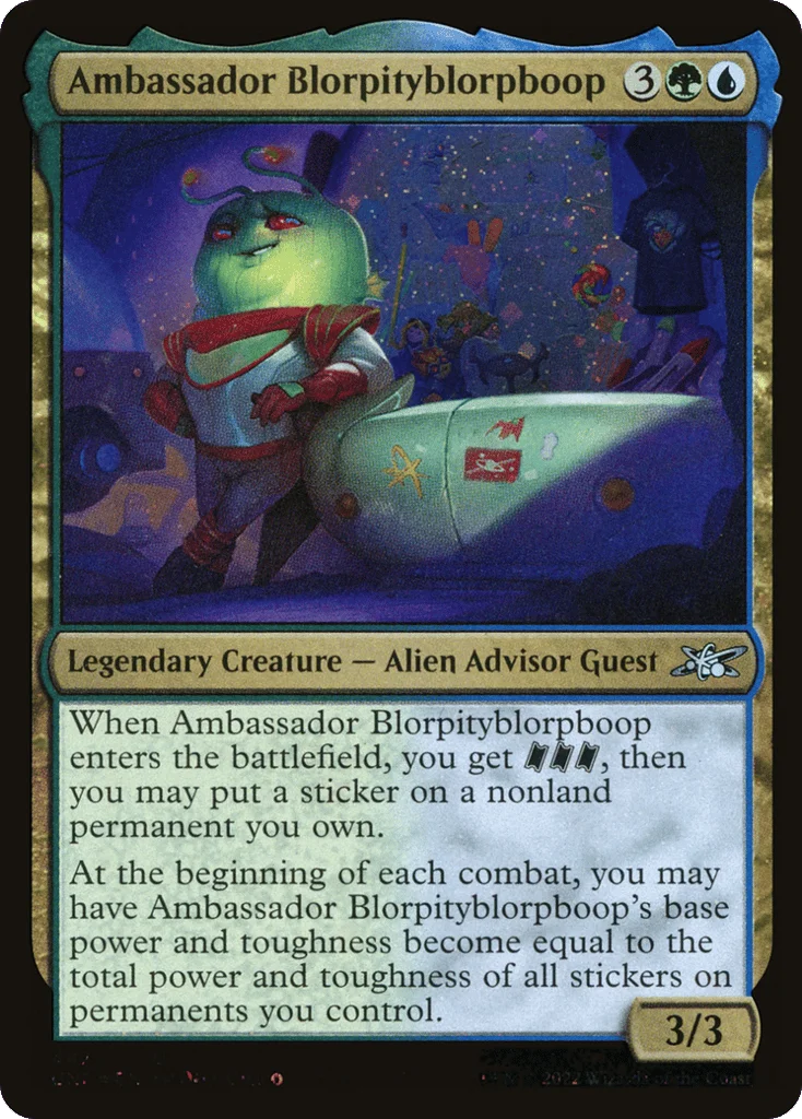 Ambassador Blorpityblorpboop · Unfinity