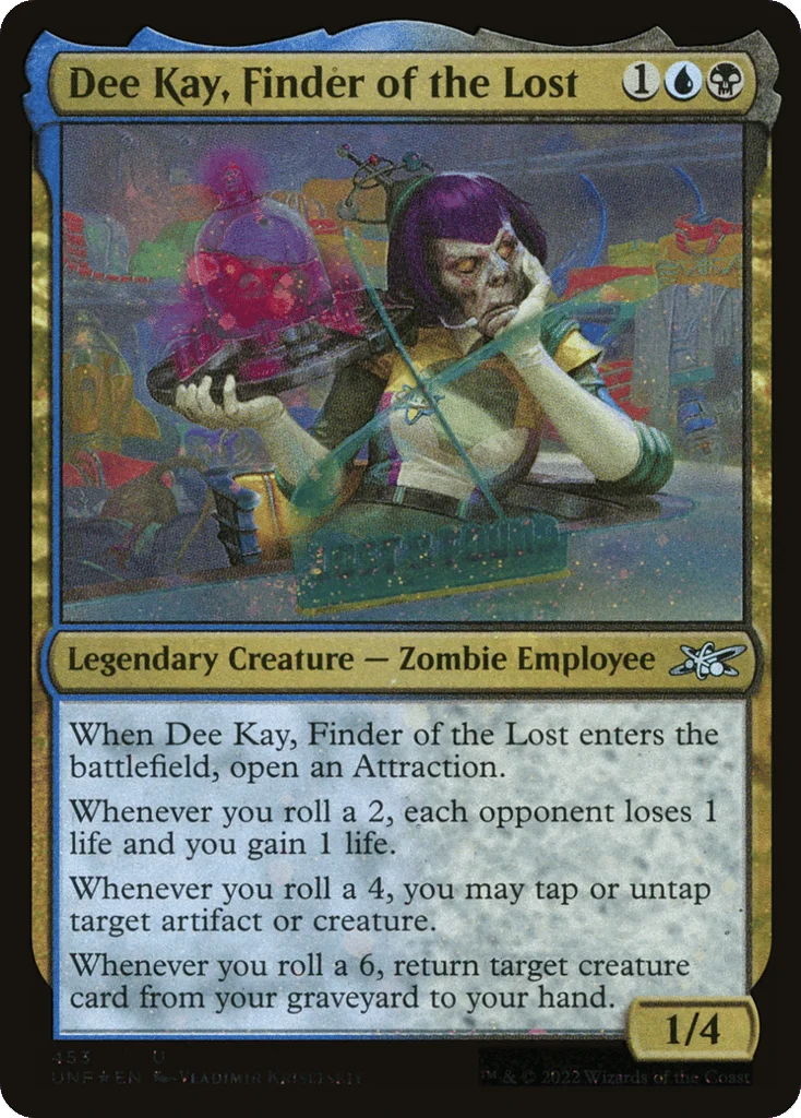 Dee Kay, Finder of the Lost · Unfinity