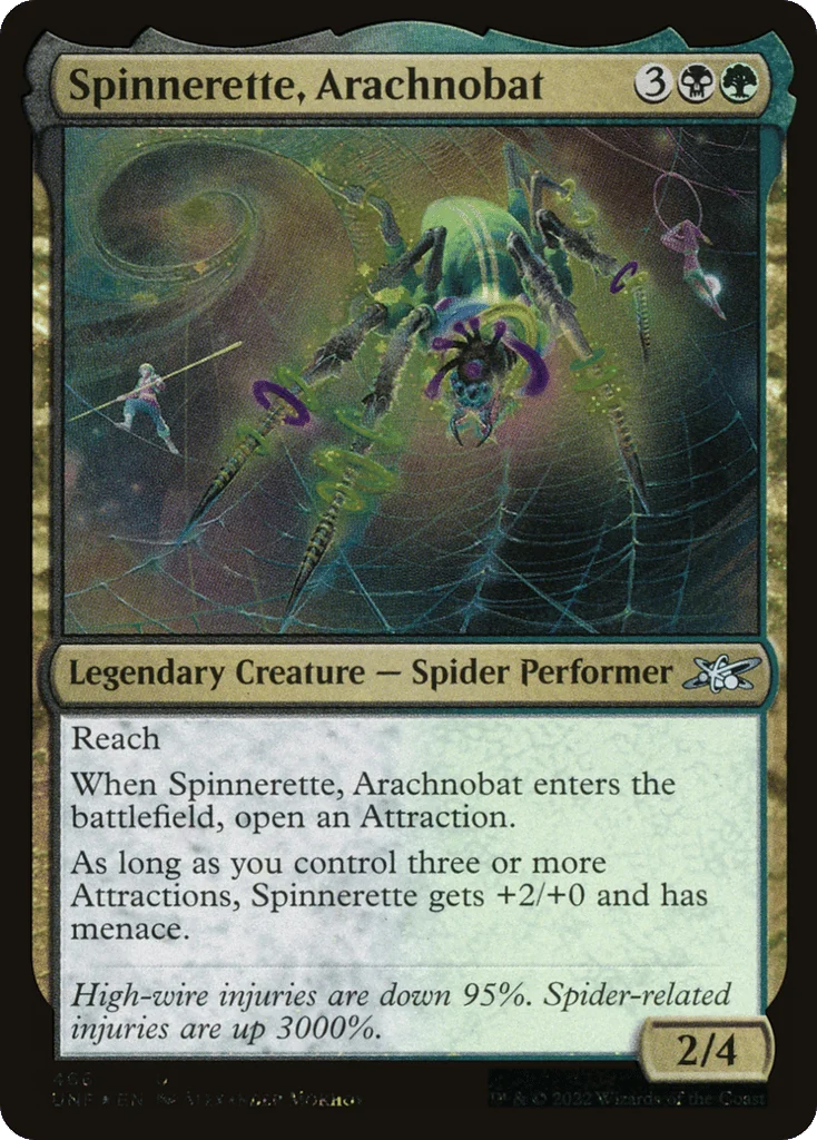 Spinnerette, Arachnobat · Unfinity