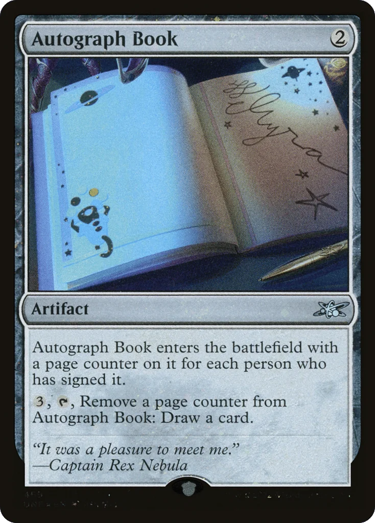 Autograph Book · Unfinity