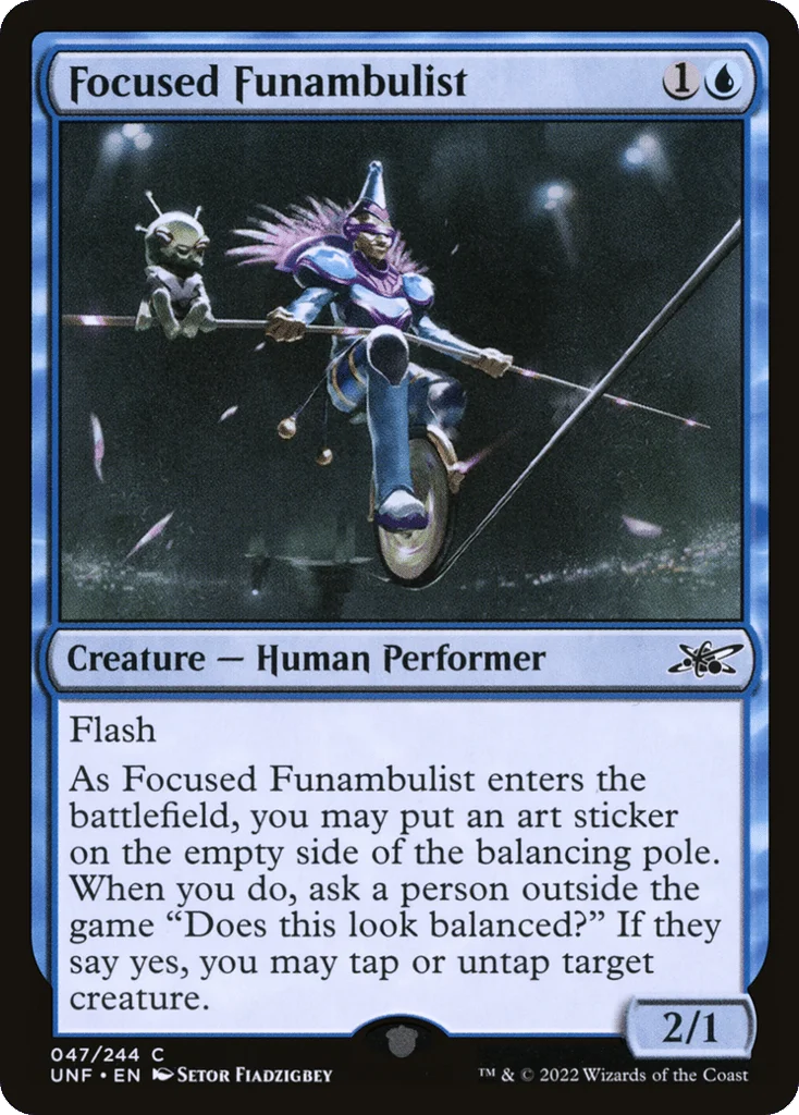 Focused Funambulist · Unfinity