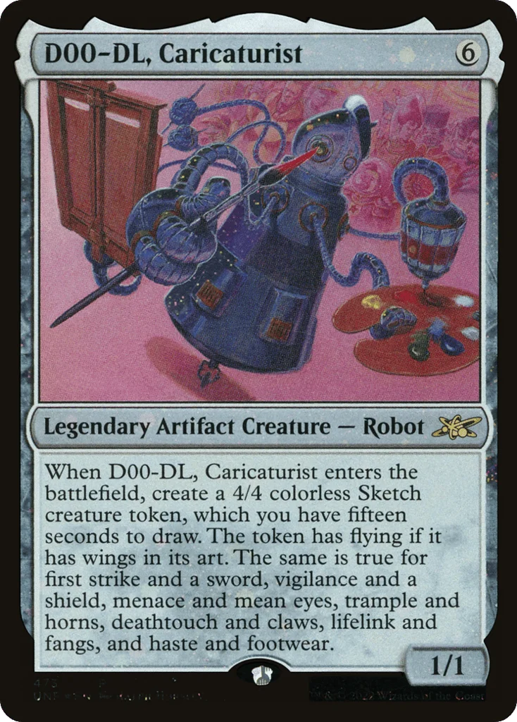 D00-DL, Caricaturist · Unfinity