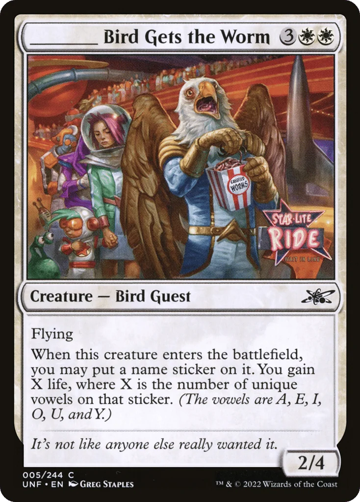 _____ Bird Gets the Worm · Unfinity