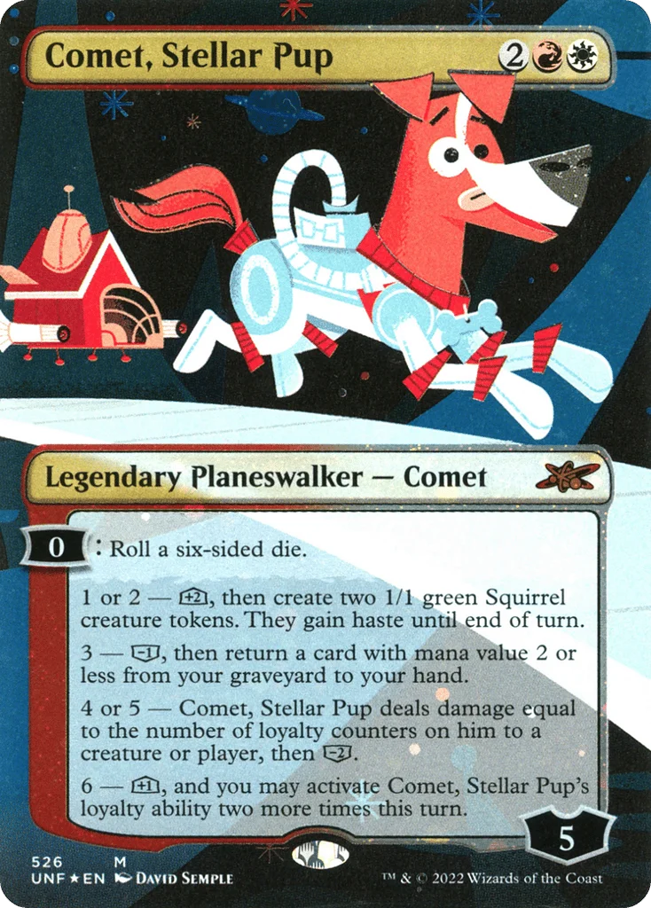Comet, Stellar Pup · Unfinity