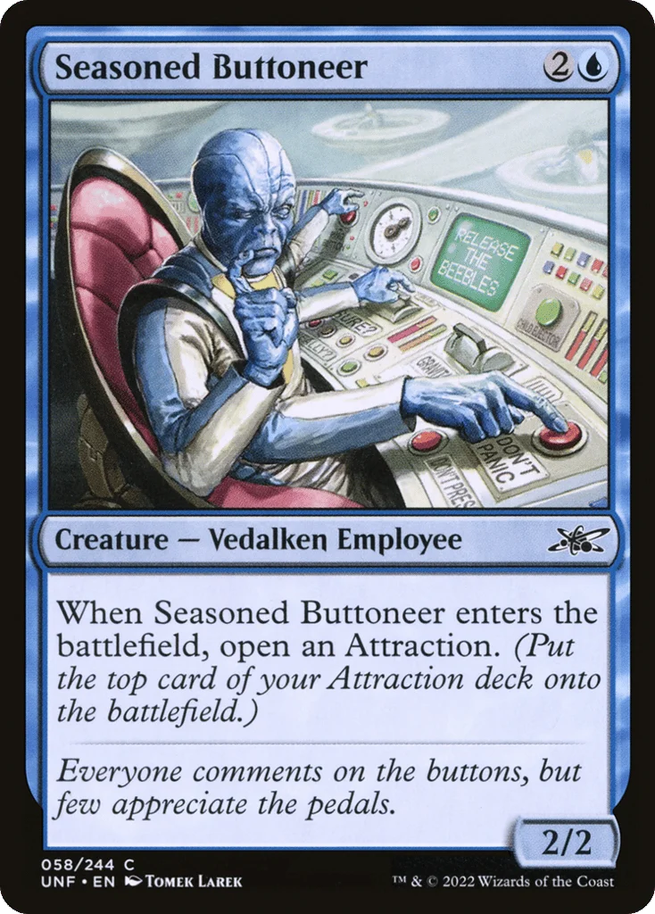 Seasoned Buttoneer · Unfinity