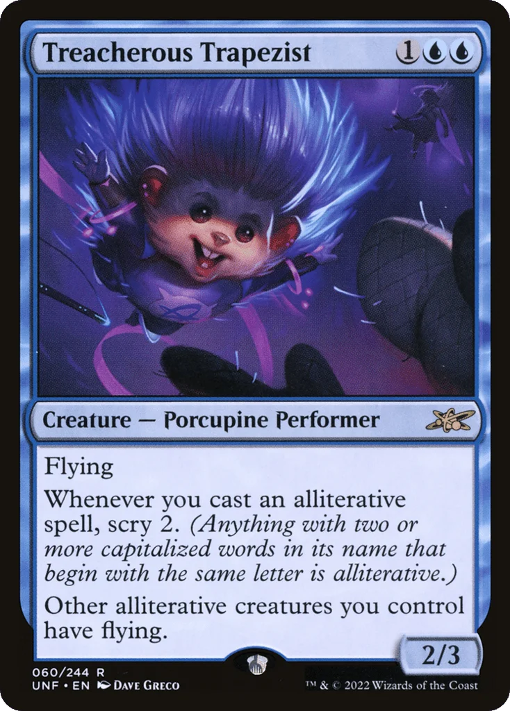 Treacherous Trapezist · Unfinity