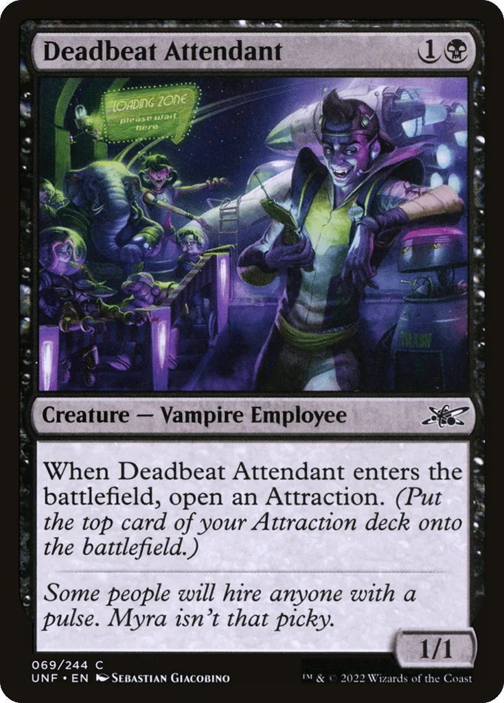 Deadbeat Attendant · Unfinity