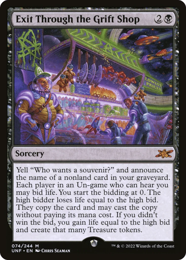 Exit Through the Grift Shop · Unfinity