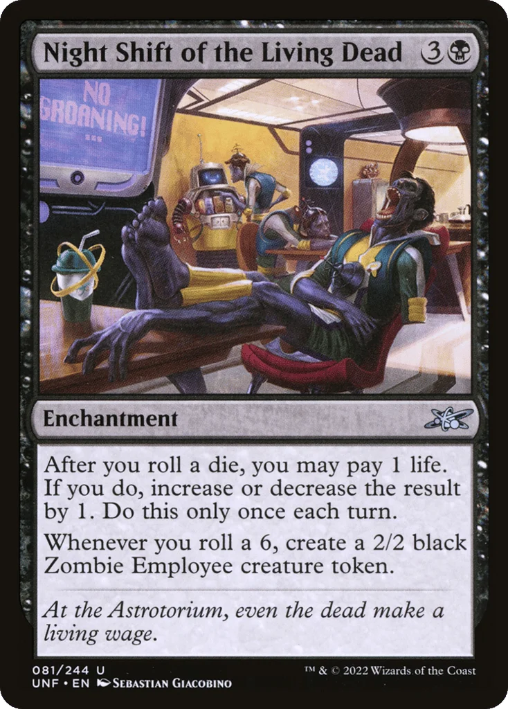 Night Shift of the Living Dead · Unfinity