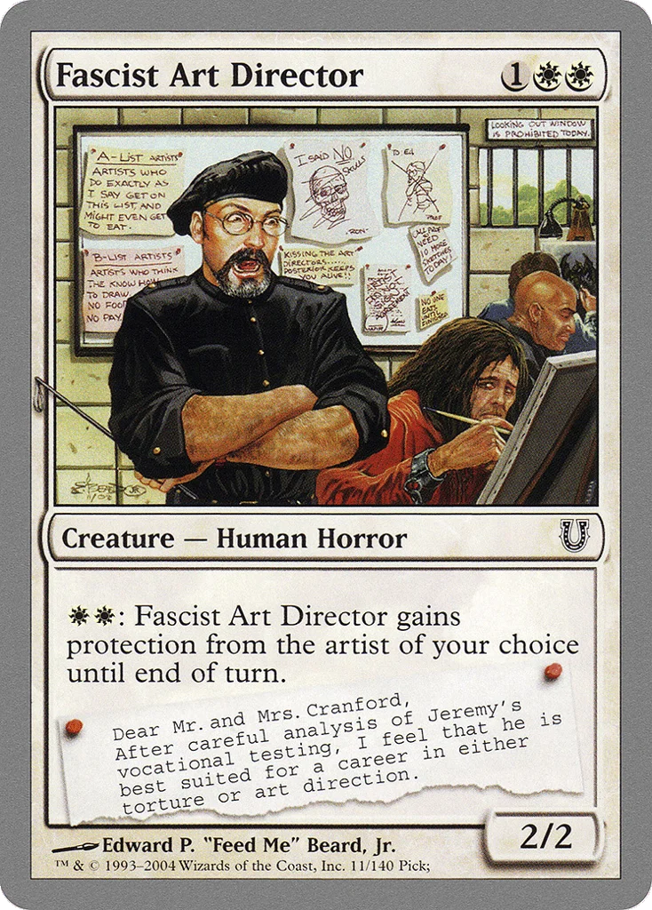 Fascist Art Director · Unhinged