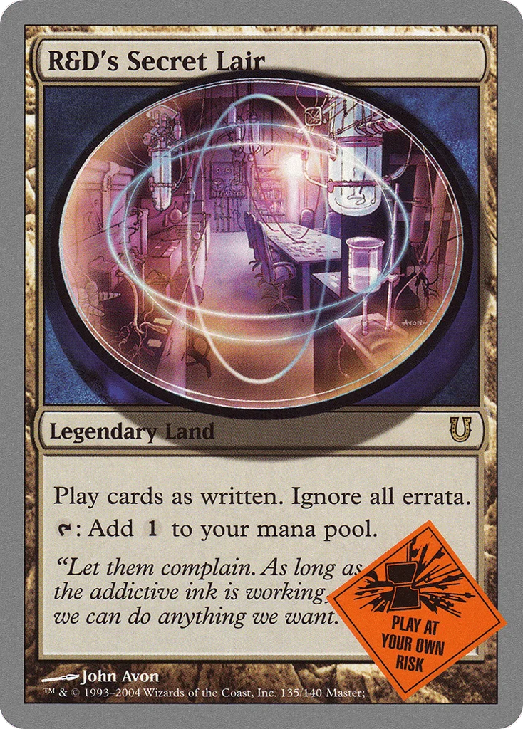 R&D's Secret Lair · Unhinged