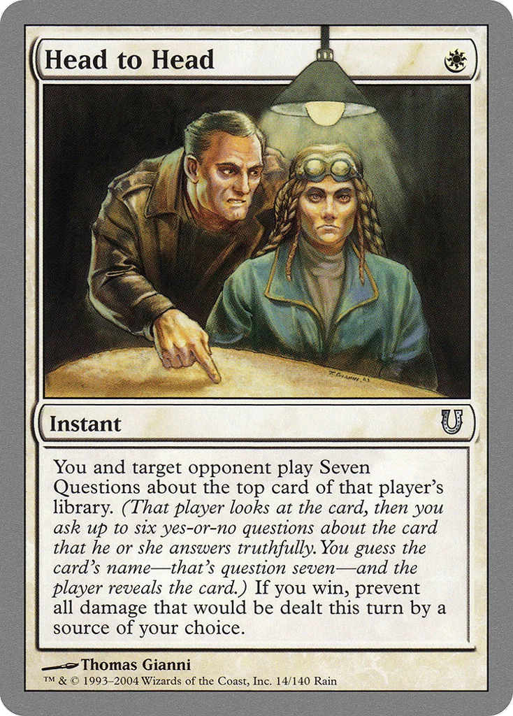 Head to Head · Unhinged