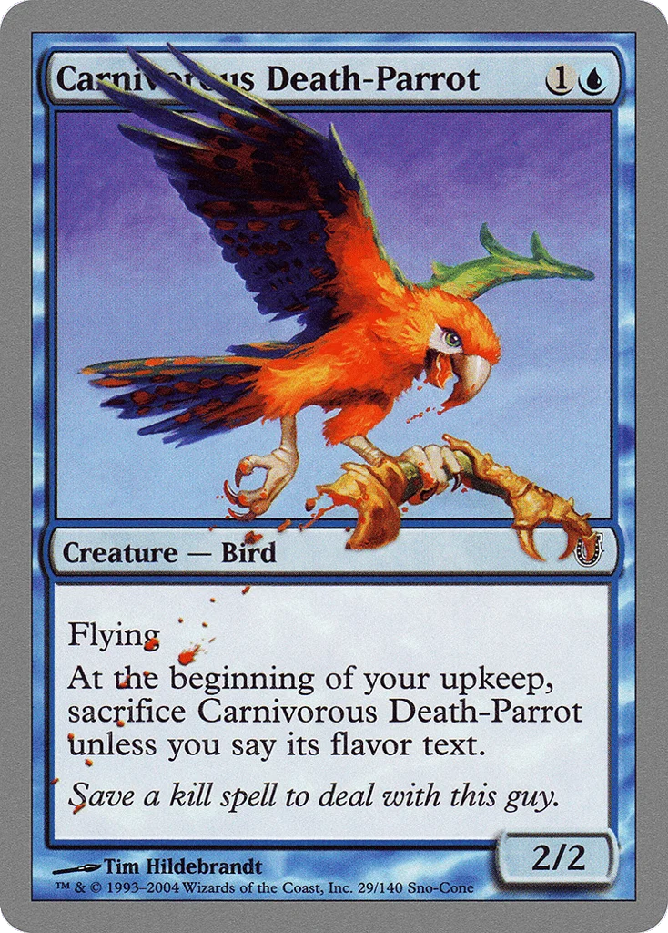 Carnivorous Death-Parrot · Unhinged