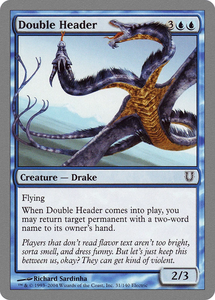 Double Header · Unhinged
