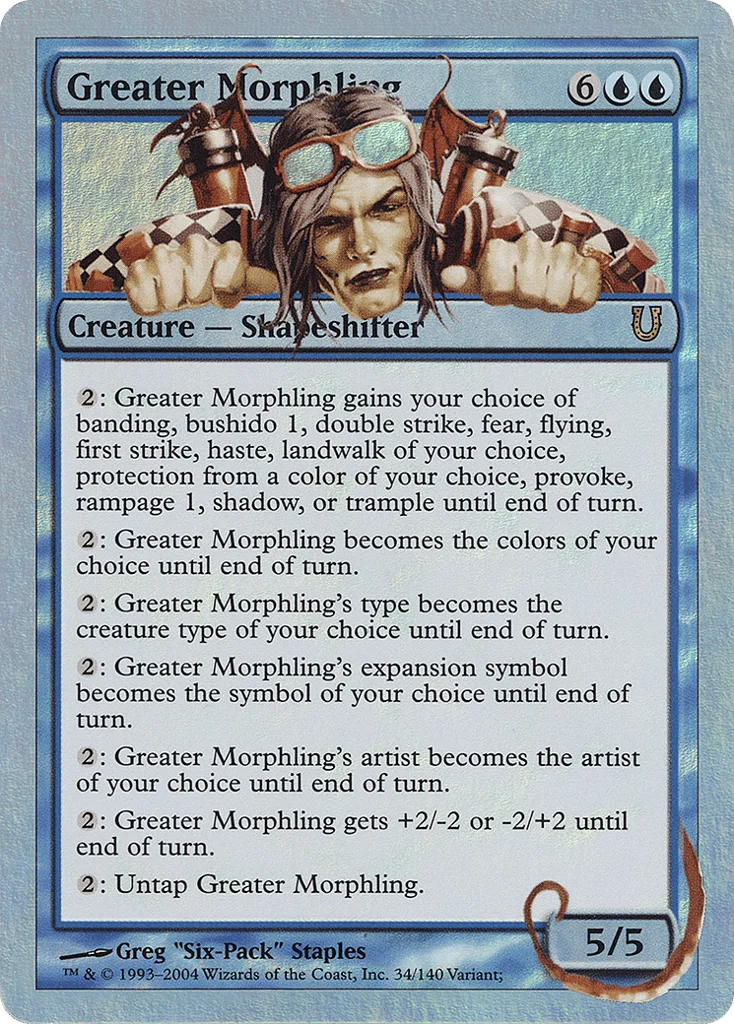 Greater Morphling · Unhinged