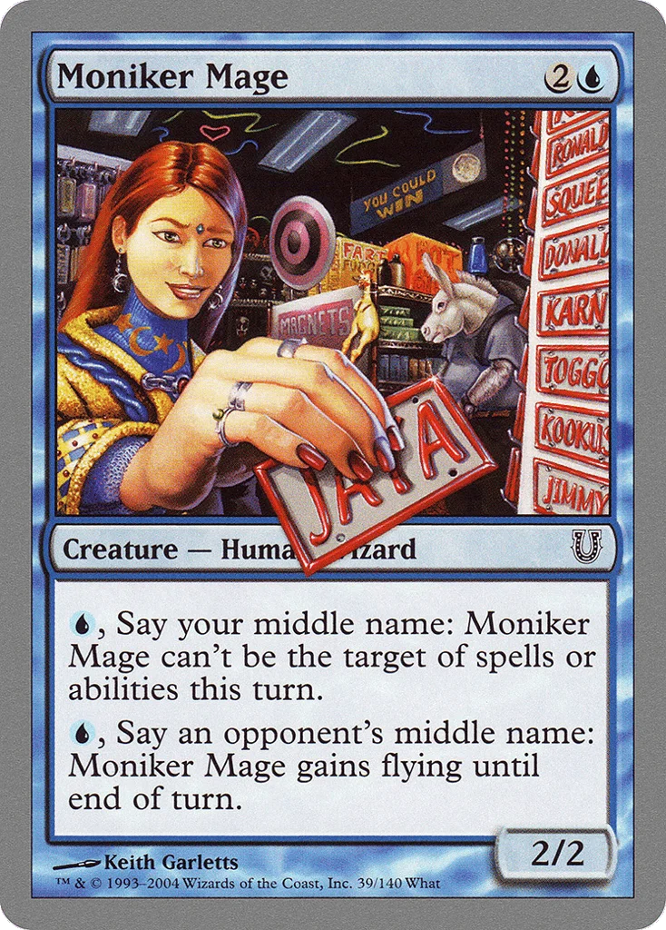 Moniker Mage · Unhinged