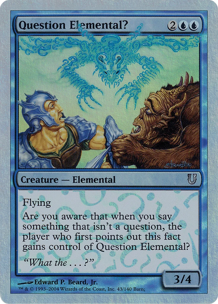 Question Elemental? · Unhinged