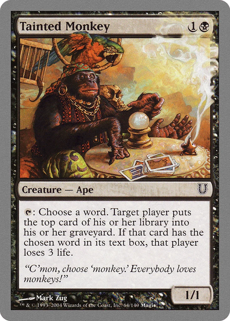 Tainted Monkey · Unhinged