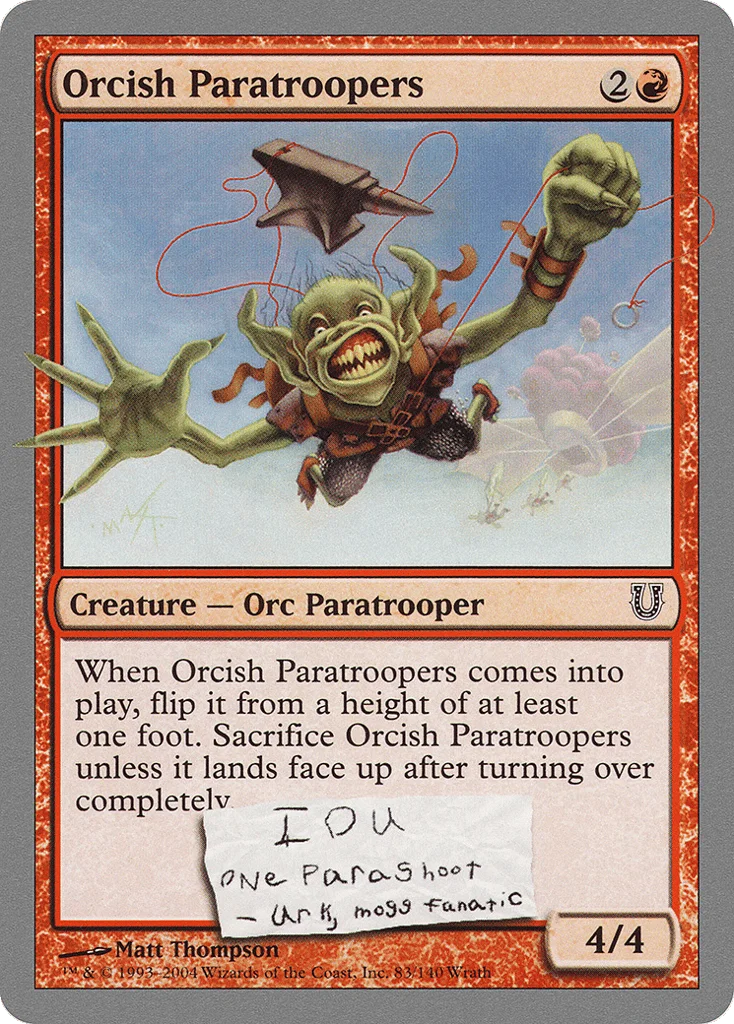 Orcish Paratroopers · Unhinged