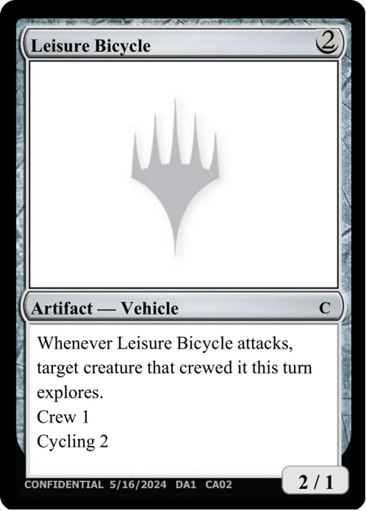 Leisure Bicycle · Unknown Event