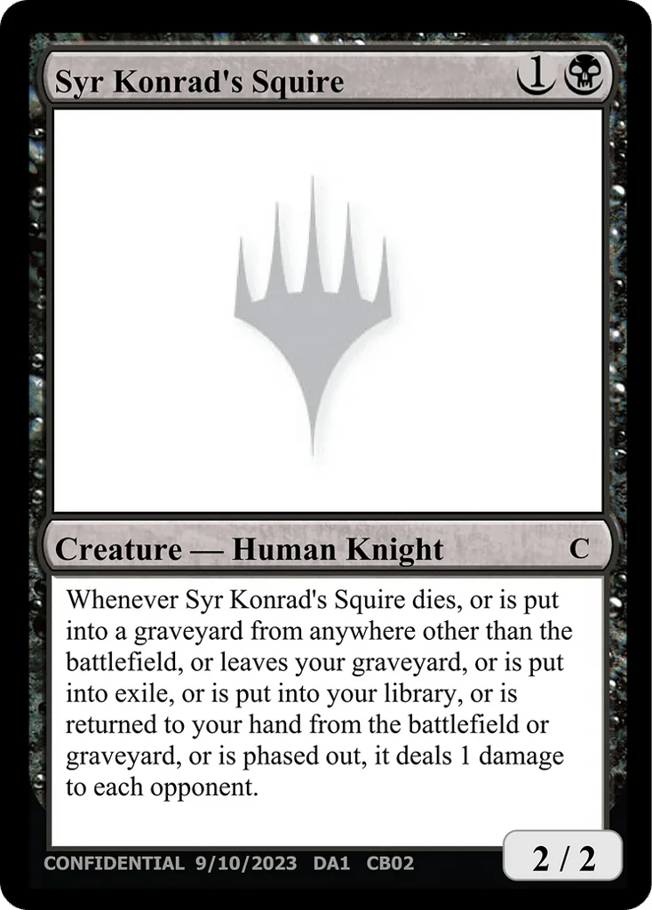 Syr Konrad's Squire · Unknown Event