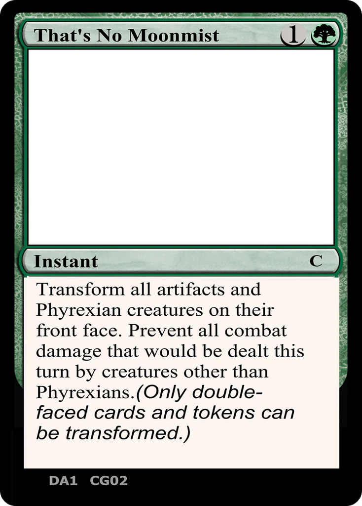 That's No Moonmist · Unknown Event