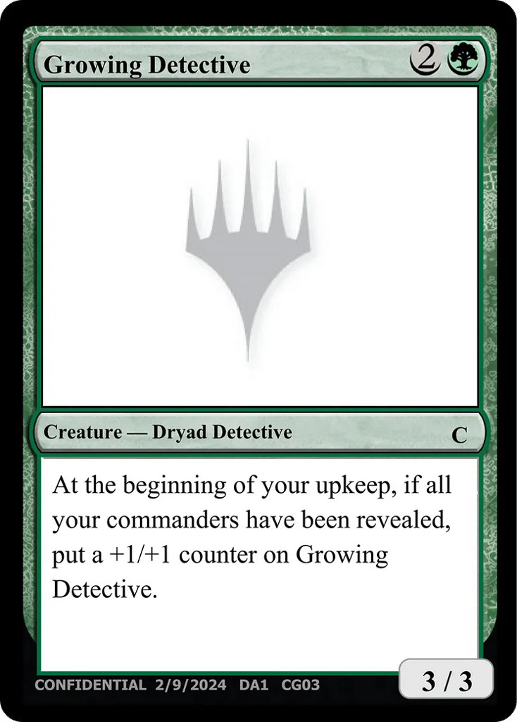 Growing Detective · Unknown Event
