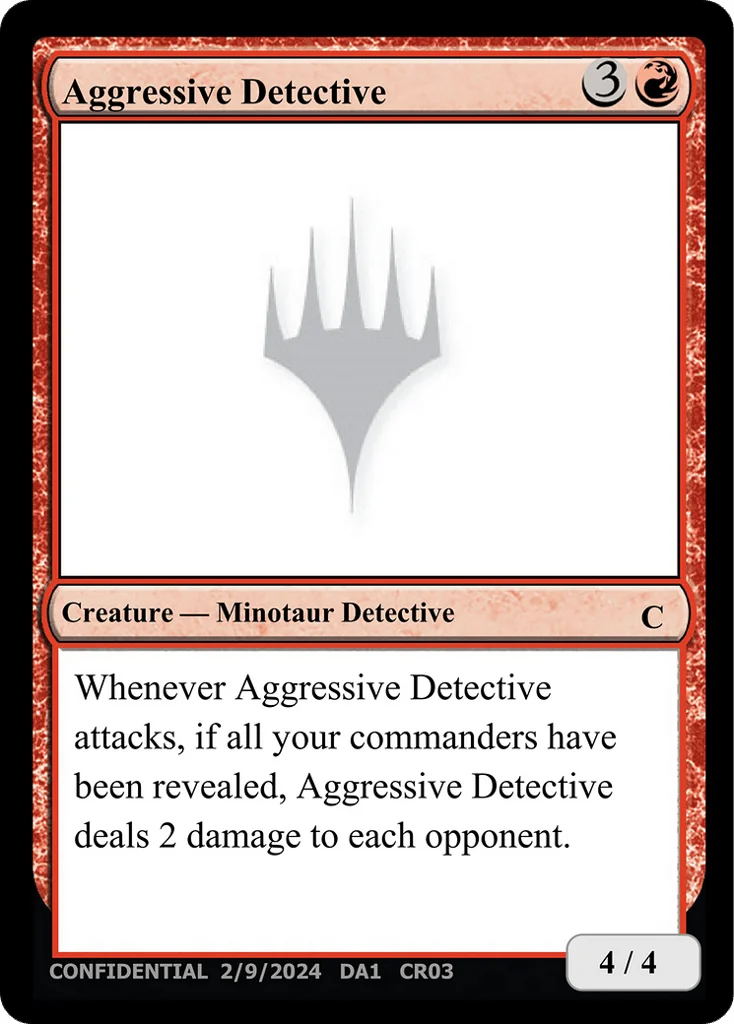 Aggressive Detective · Unknown Event