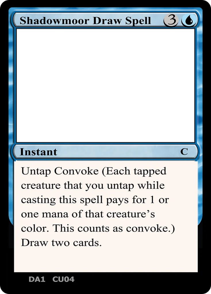 Shadowmoor Draw Spell · Unknown Event