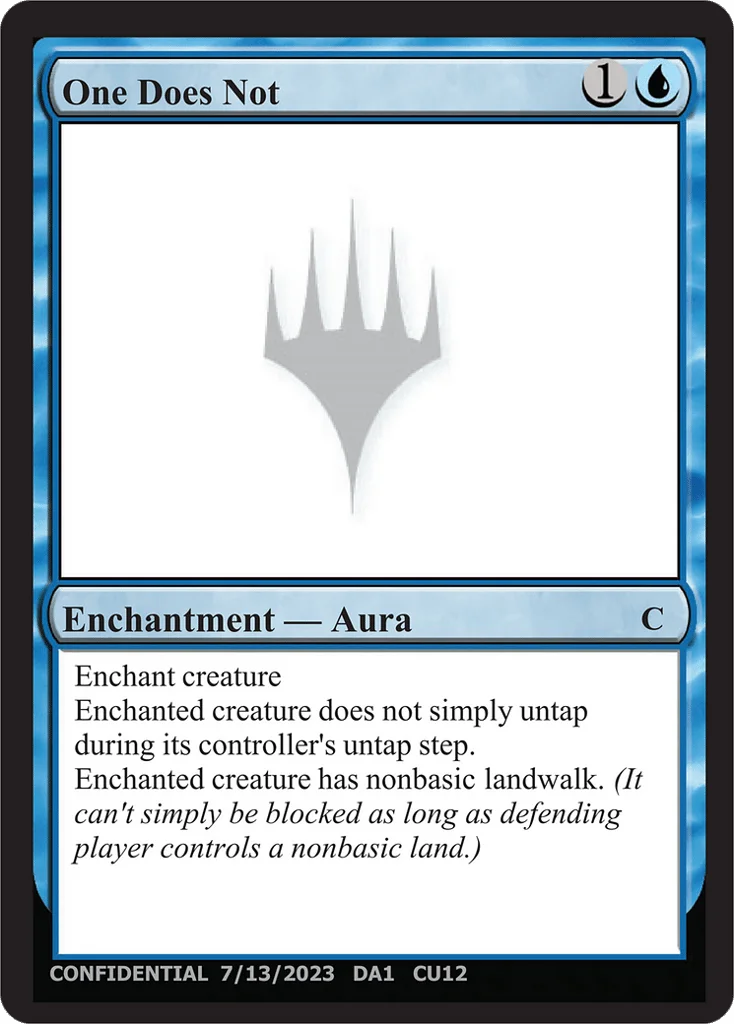 One Does Not · Unknown Event