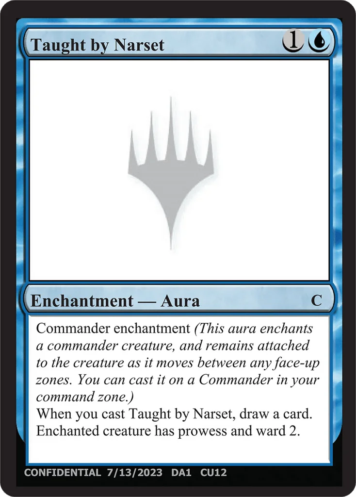 Taught by Narset · Unknown Event