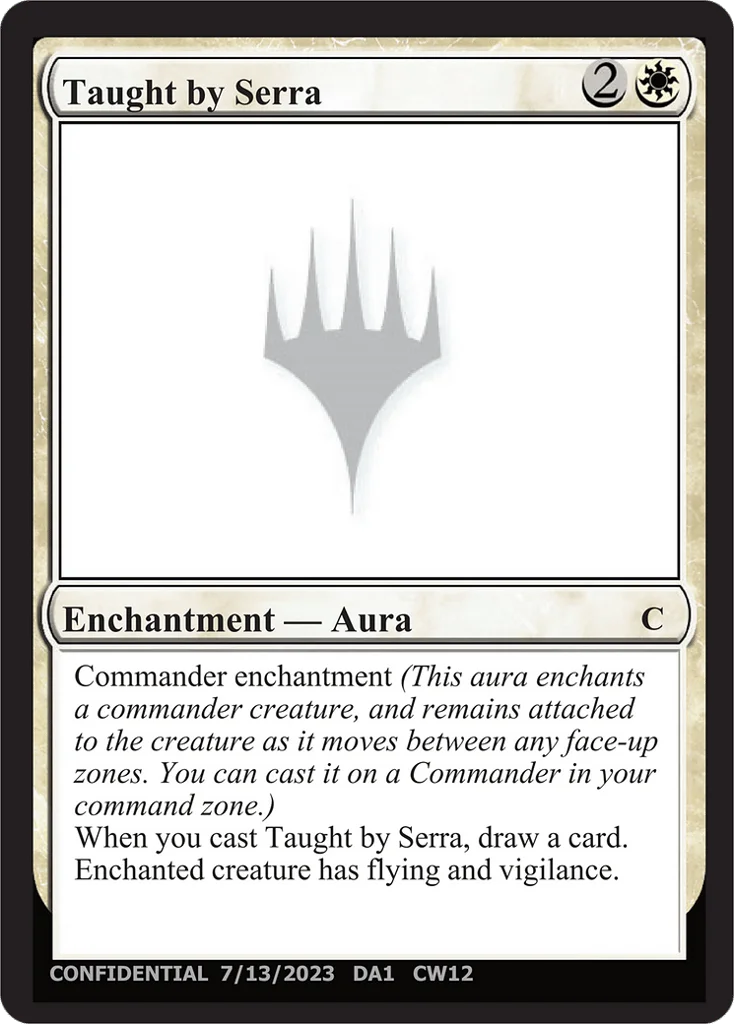 Taught by Serra · Unknown Event
