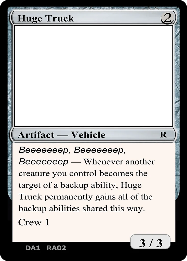Huge Truck · Unknown Event