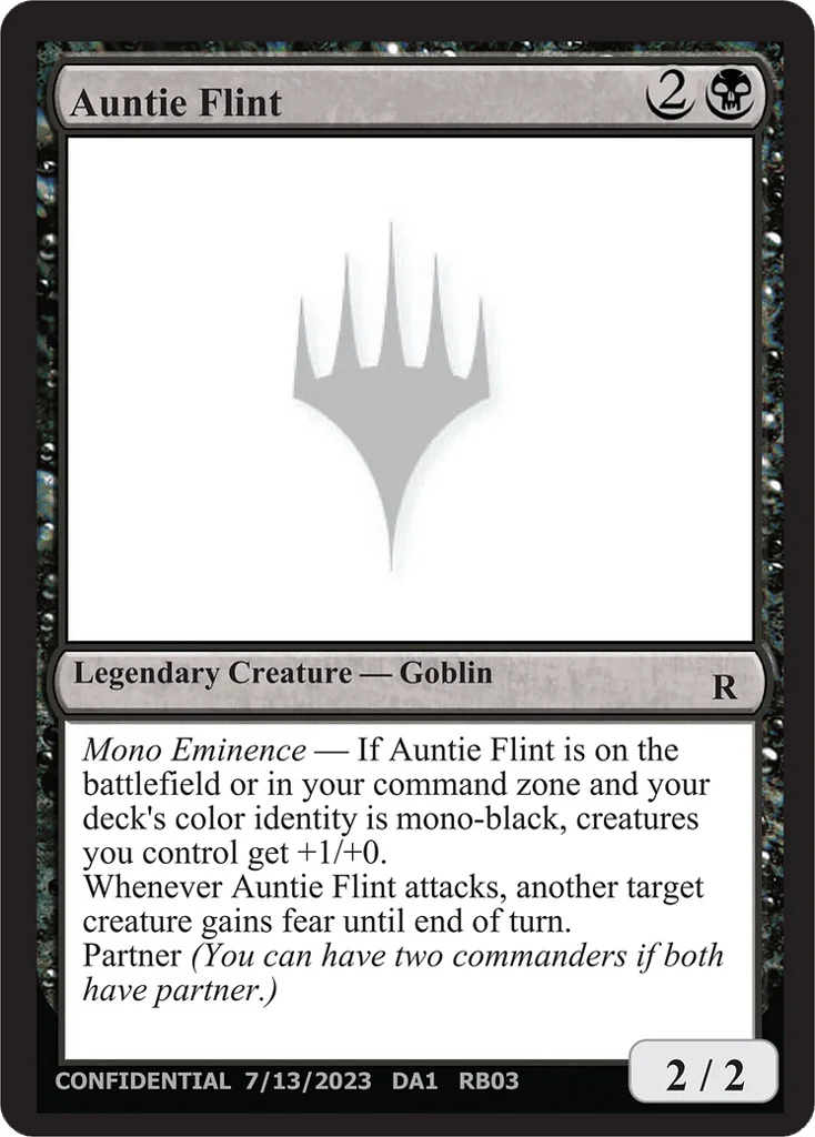 Auntie Flint · Unknown Event