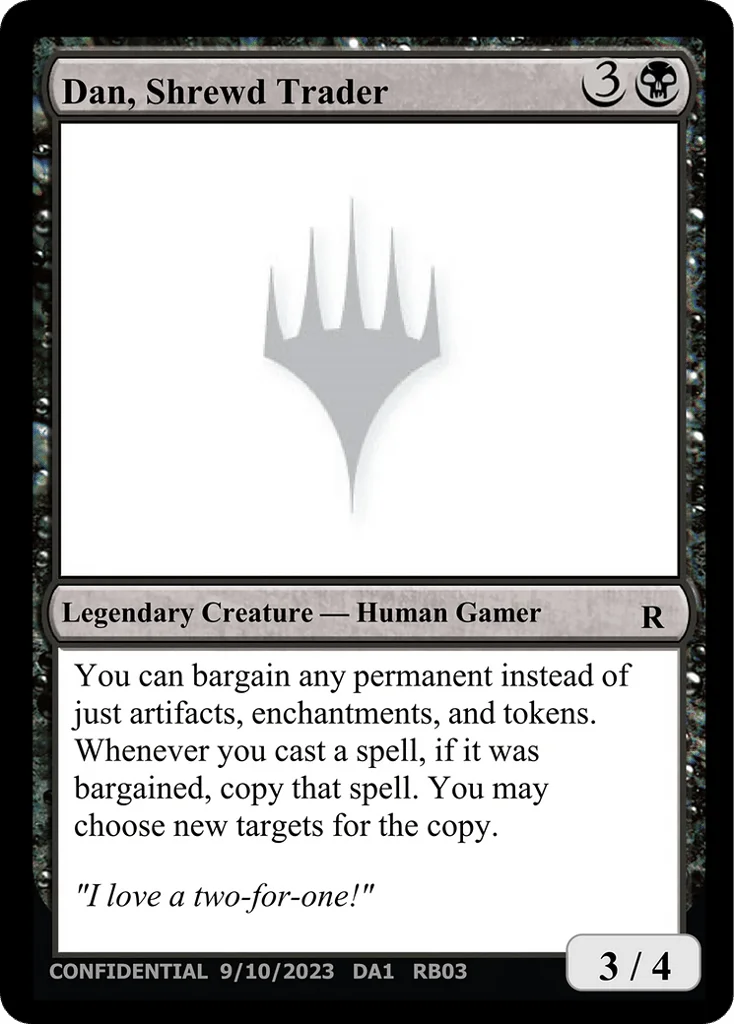 Dan, Shrewd Trader · Unknown Event