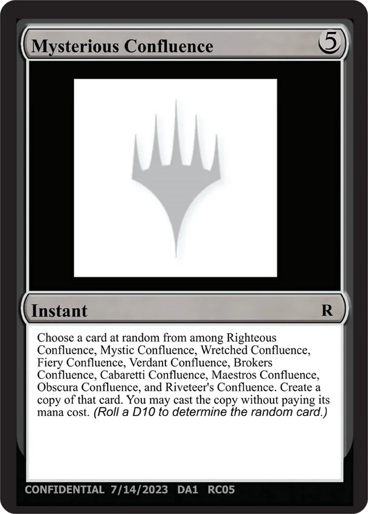 Mysterious Confluence · Unknown Event