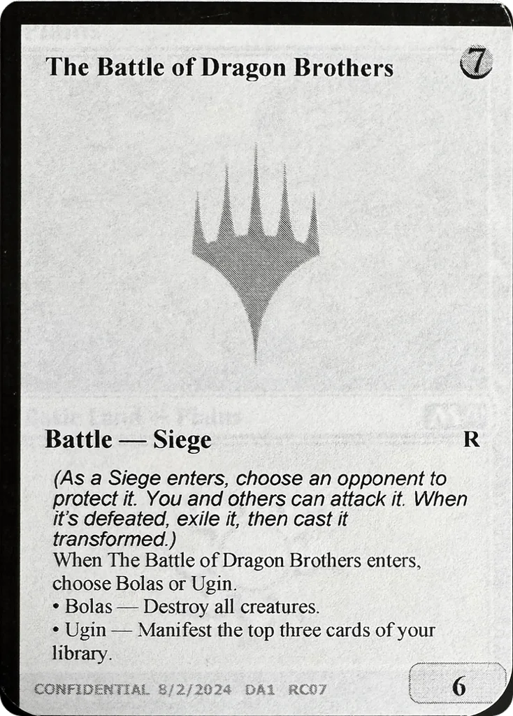 The Battle of Dragon Brothers // Fate Reforged · Unknown Event