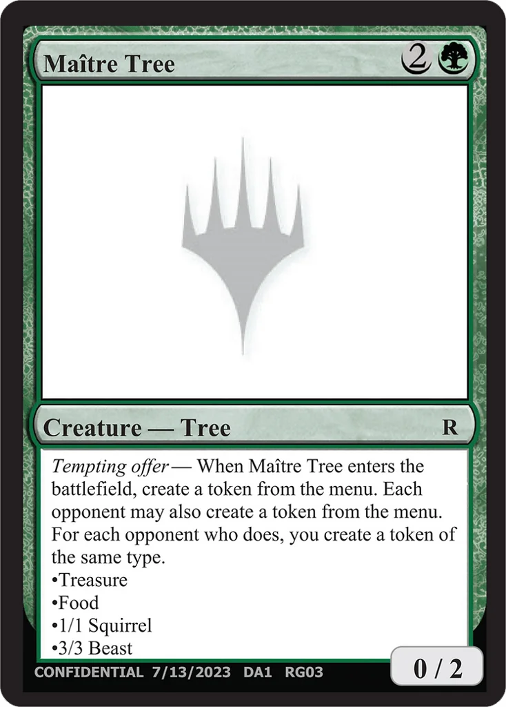 Maître Tree · Unknown Event